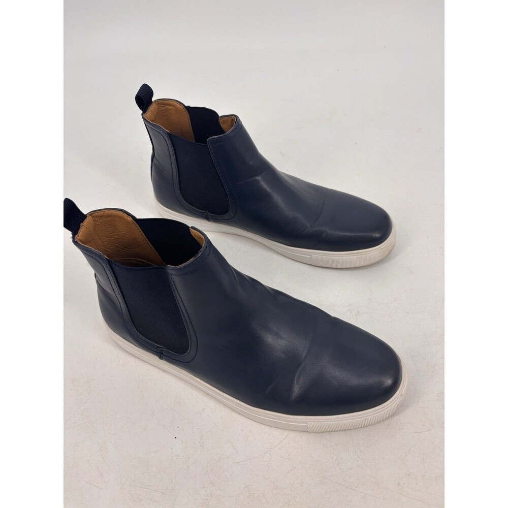 JXSN Men's Ankle Dress Boots Navy Jaxson Size 12 Leather